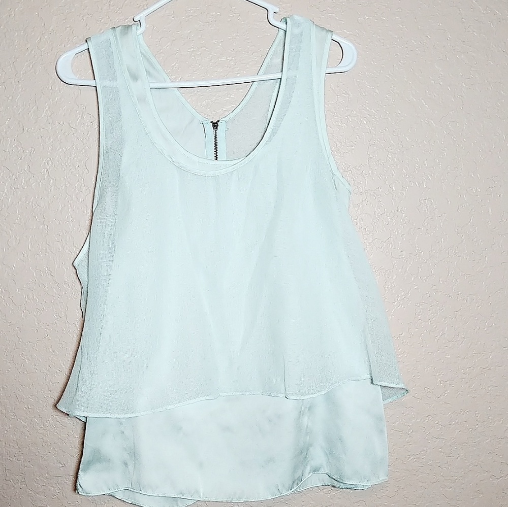 BCBG Generation mint blouse top size s